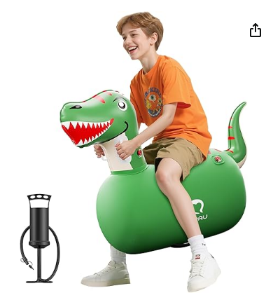 BOUNCYDINO™ — Giant Inflatable Ride-On T-Rex Hopper